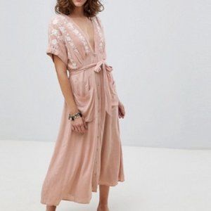 Free People Love To Love You Midi Dress Size M